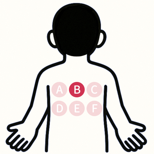 背中の痛い場所